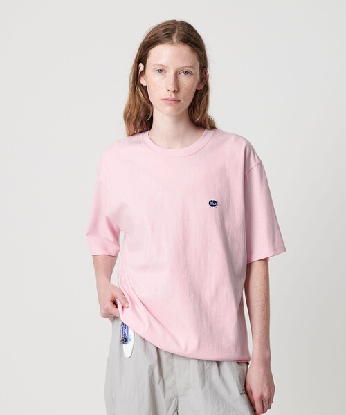 

Футболка с принтом NICE WEATHER, светло-розовый