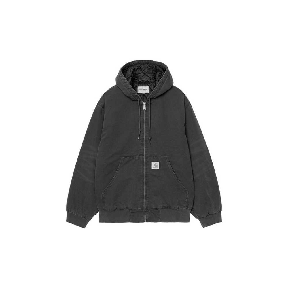 

Carhartt Wip Мужская куртка GYX/серая с капюшоном, средней высоты