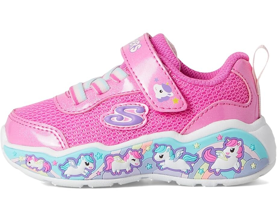 Кроссовки SKECHERS KIDS Play Scene - Fun Squad 303158N, цвет Pink/Multi — фото 4