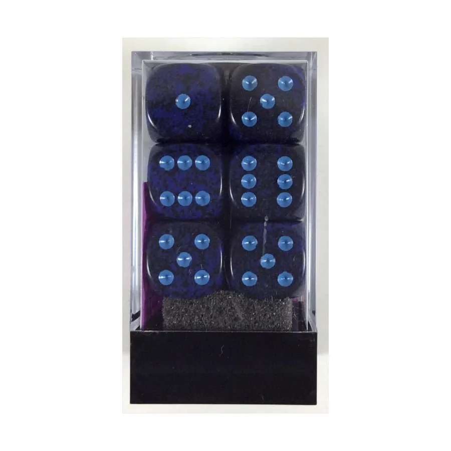 

d6 16мм Кобальт (12), Dice - Speckled - d6 16mm (Chessex)