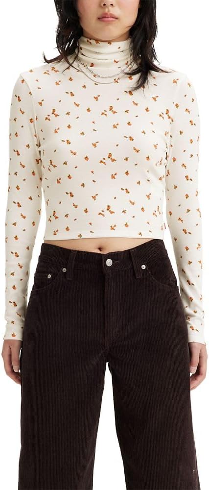 

Женская водолазка Levi's Moon Rib (также доступна в версии Plus), Shayla Floral Gardenia, Розовый, Женская водолазка Levi's Moon Rib (также доступна в версии Plus), Shayla Floral Gardenia