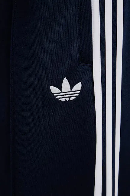 Спортивные штаны из футера Adidas Originals, темно-синий — фото 4