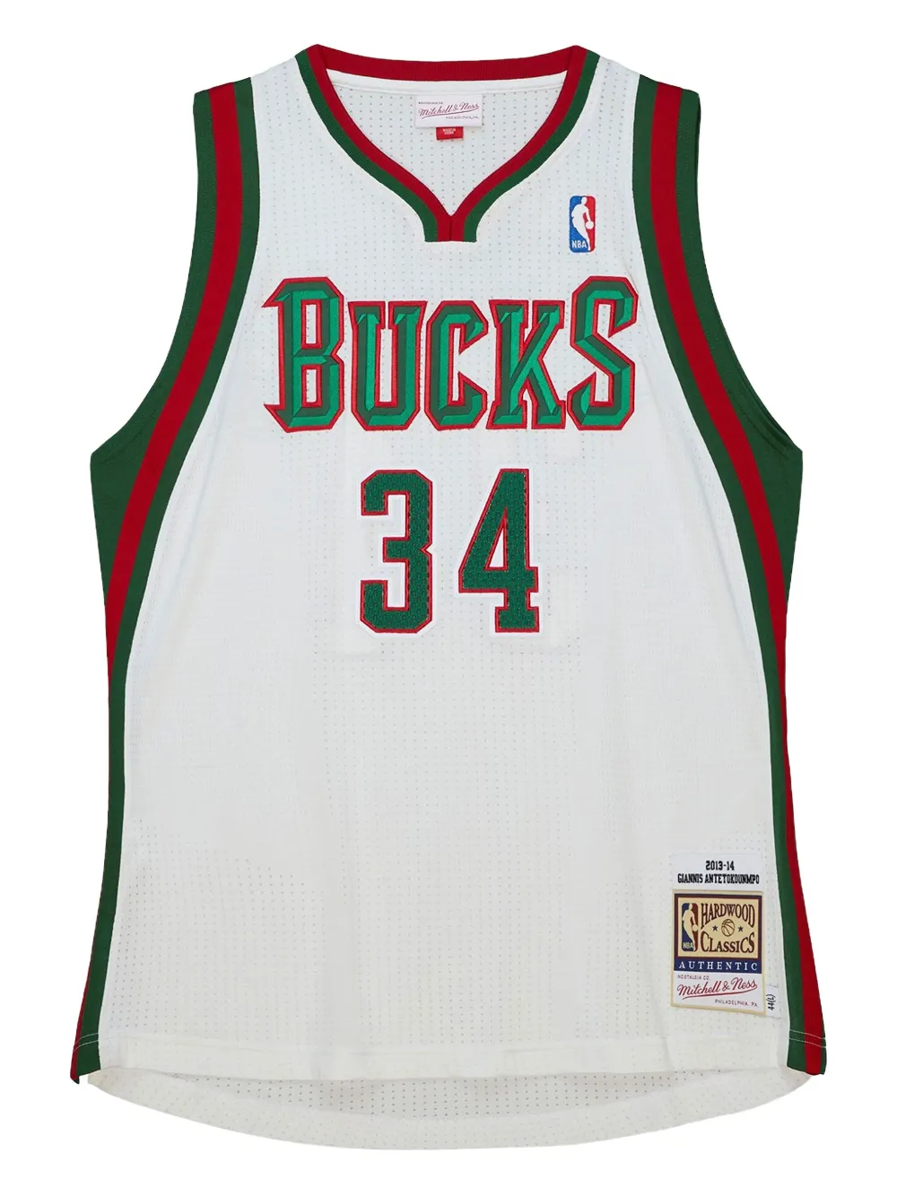 

Топ Bucks 2013 Giannis Antetokounmpo Mitchell & Ness, белый
