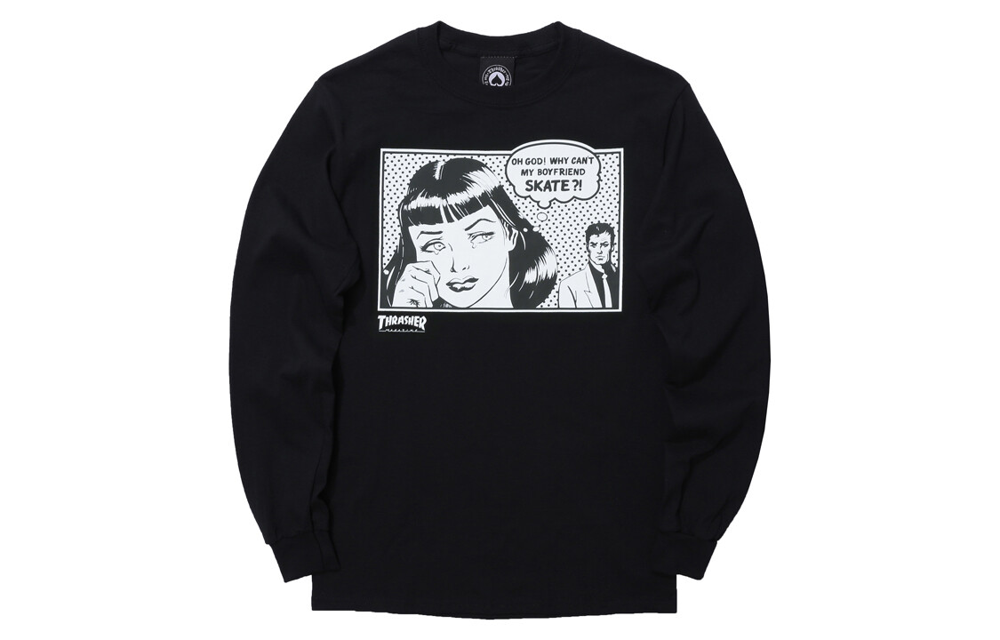 

Thrasher Футболка унисекс «Трэшер», Черный