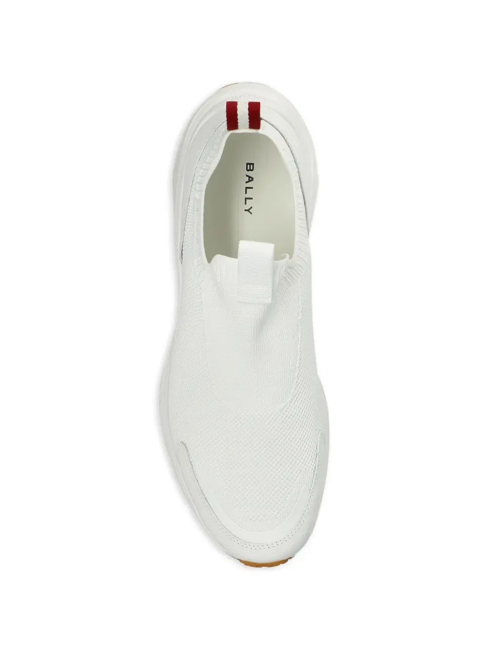 Слипоны с петлей для подтягивания Bally, белый — фото 3