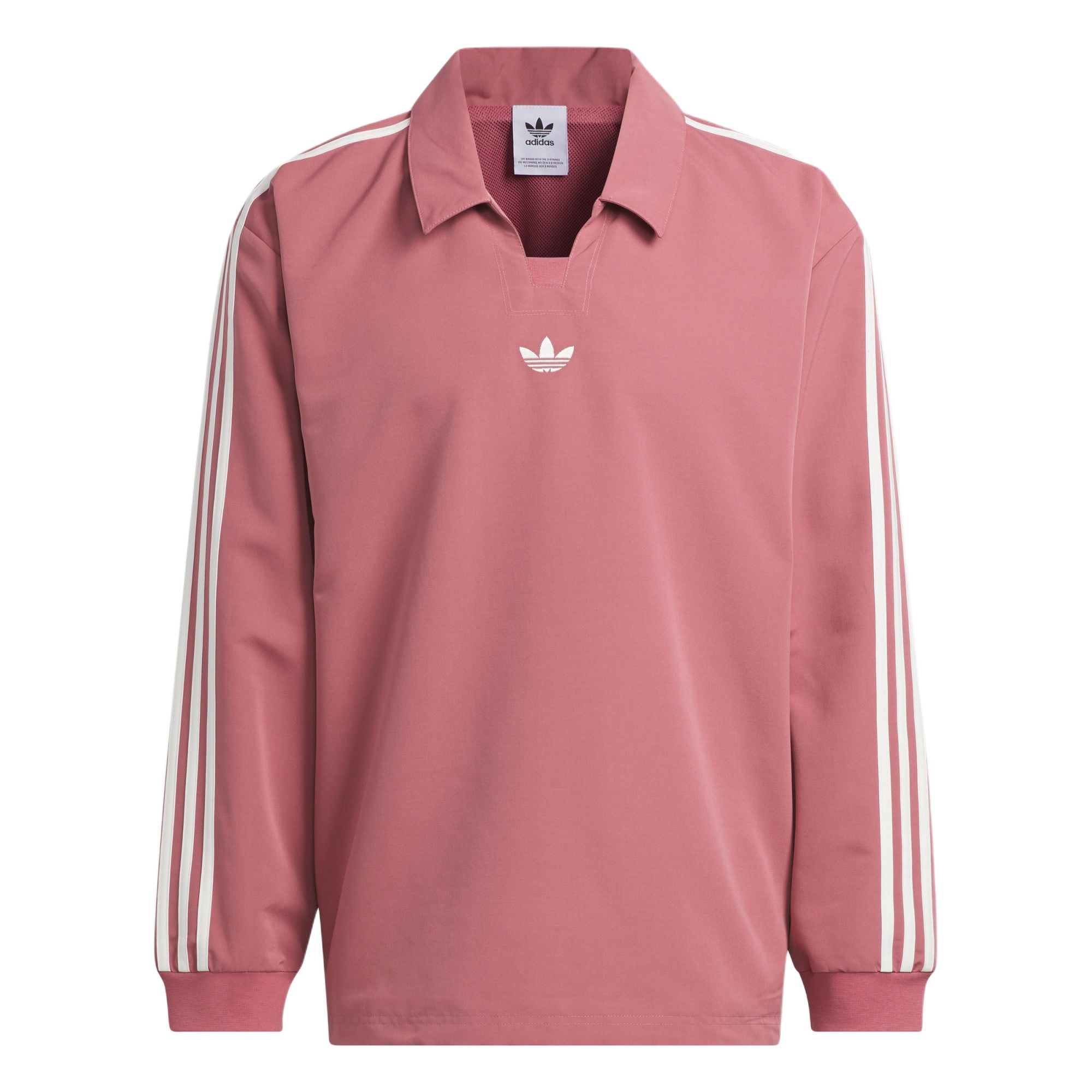 Унисекс поло для регби Adidas Originals, розовый — фото 2