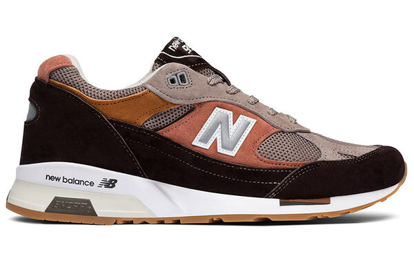 Кроссовки 991.5 сделано в Англии New Balance, коричневый — фото 2