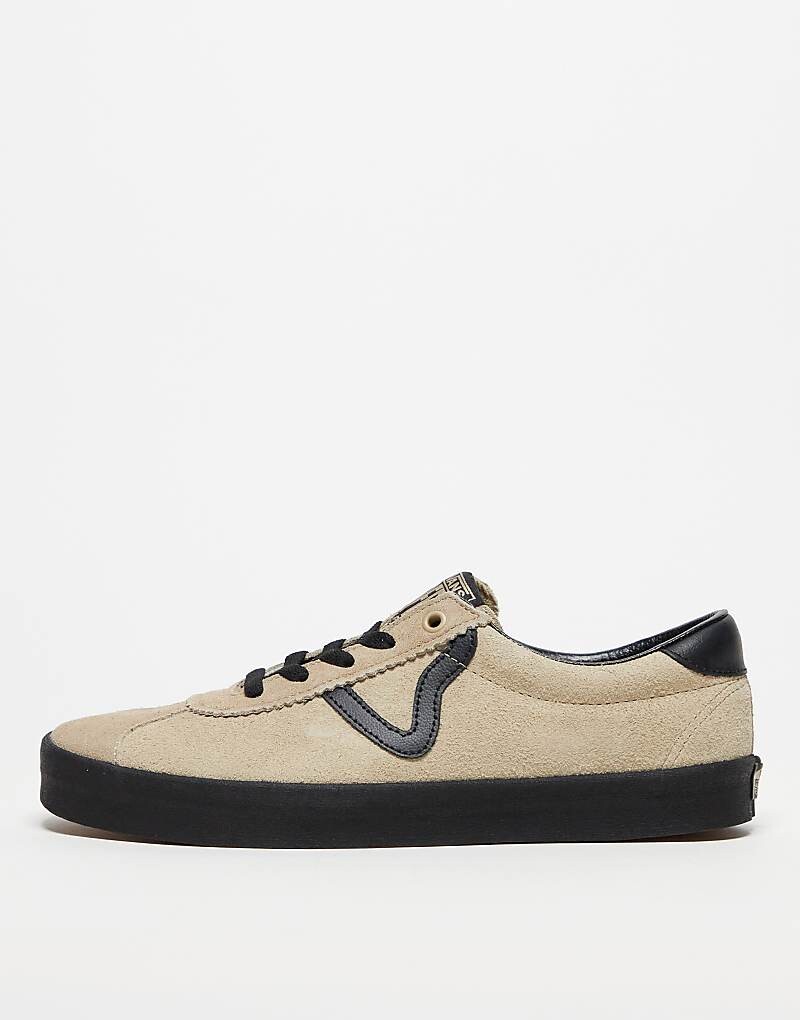 

Бежевые спортивные низкие кеды Vans