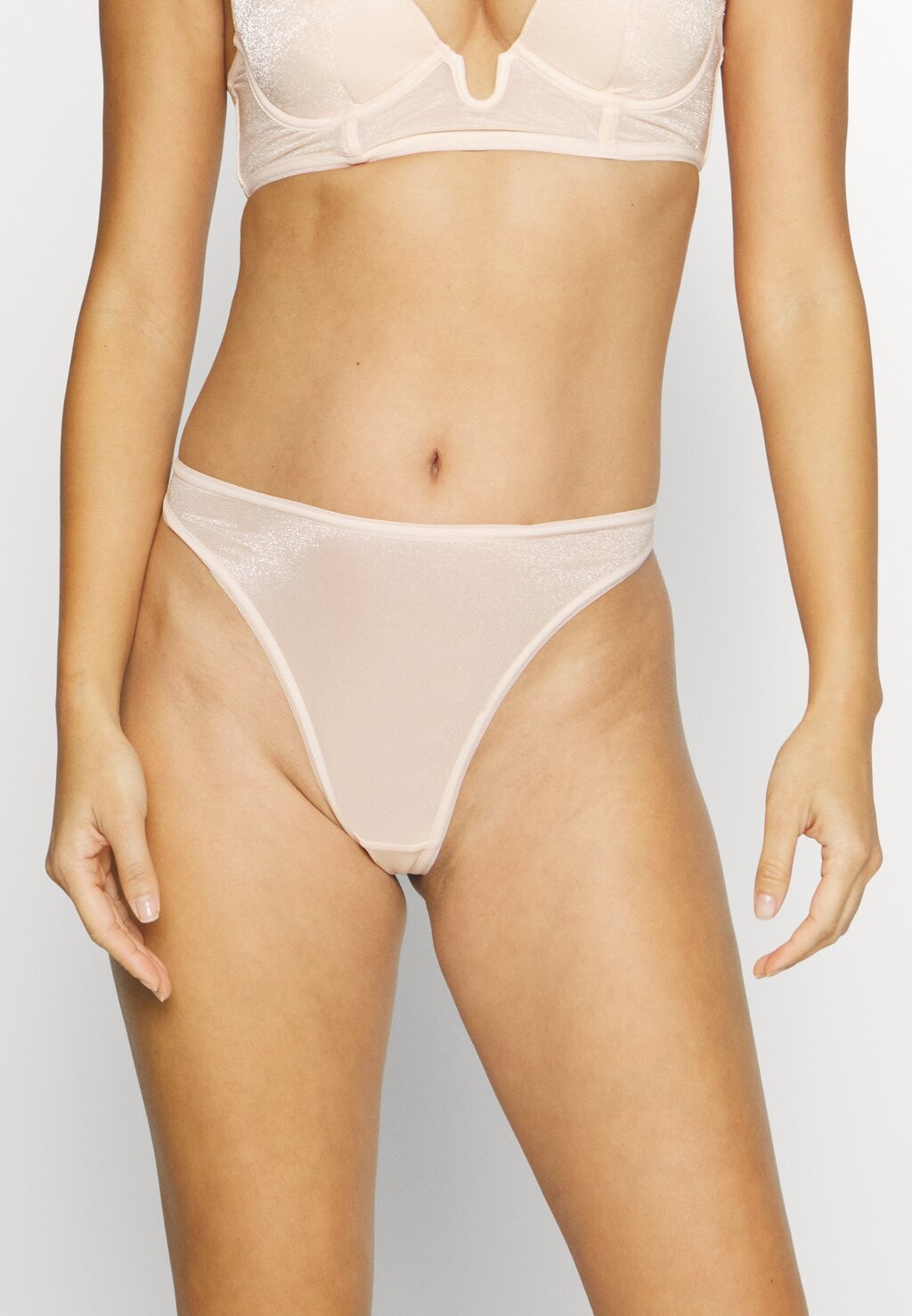 

Стринги THENA HIGH WAIST TING Bluebella, матовая карамель