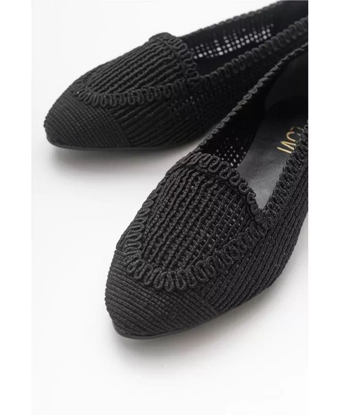 Балетки Mira Knit (женские) Prologue Shoes, черный — фото 3