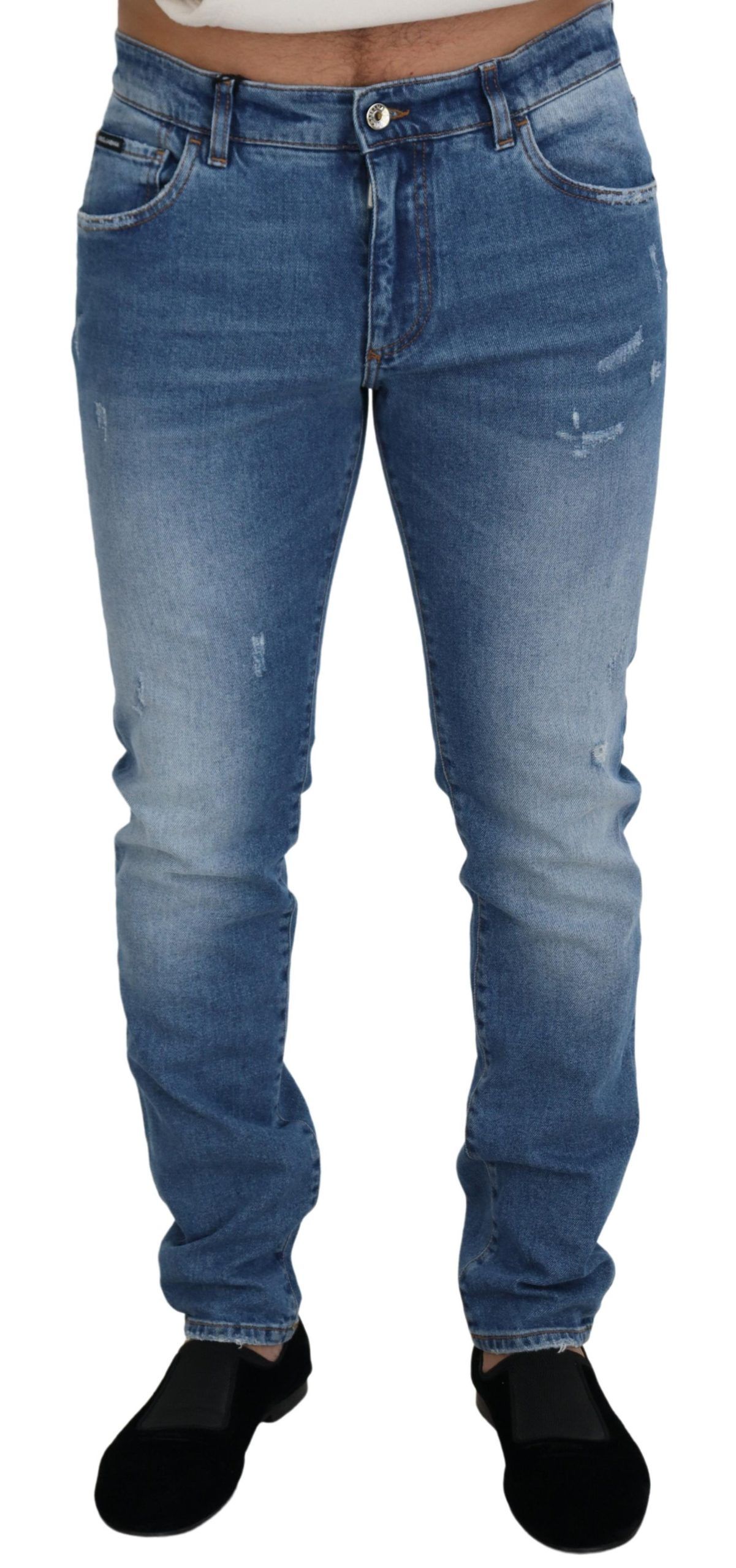 

Джинсы Slim Fit Authentic Designer Dolce & Gabbana, синий