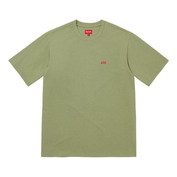 

Футболка small box t-shirt 'olive green' Supreme, зеленый