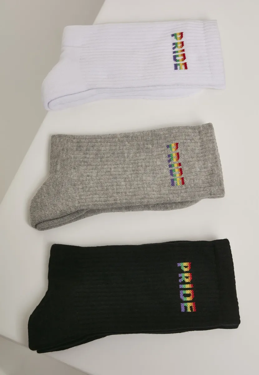 

Чулки URBAN CLASSICS " Urban Classics Pride Socks 3-Pack" (1 пара), белый