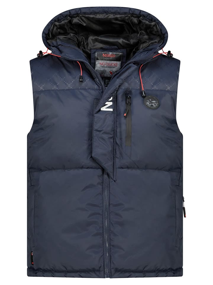 

Geographical Norway Стеганый жилет "Ветинцель" темно-синего цвета