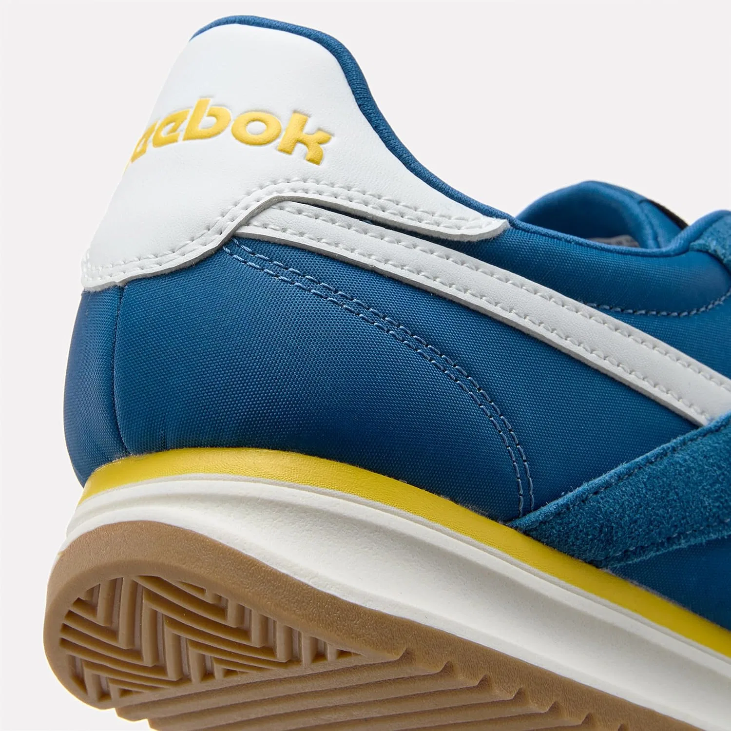 Кроссовки Reebok Unisex World 70, Athletic Blue Athletic Gold White — фото 2