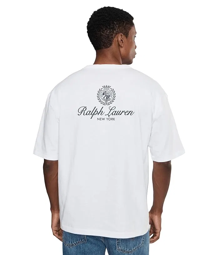 Футболка Relaxed Fit Polo Ralph Lauren, White — фото 4