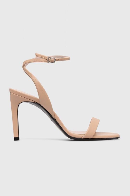 

HEEL SANDAL 90 LTH кожаные сандалии Calvin Klein, бежевый