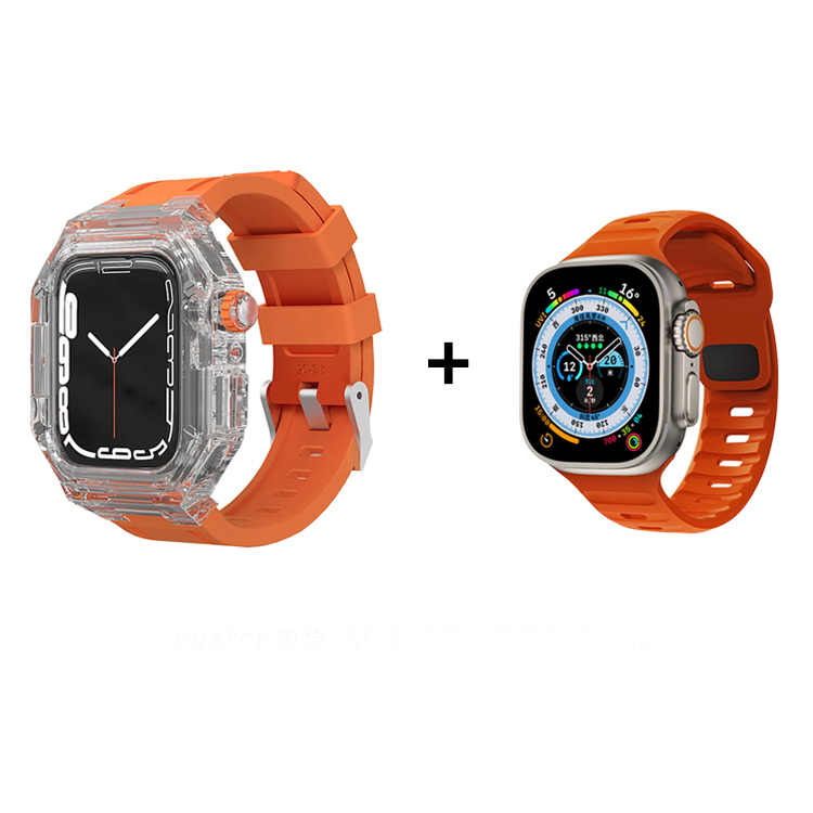 

Vobafe Часы Protective Case Apple PC Plastic Case Material Iwatch2S8S9, Orange