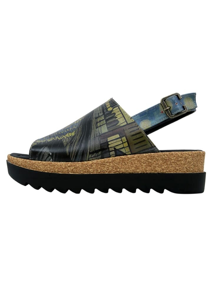 Сандалии на плоской подошве Dogo Gigi Sandalen - Sea Sparkle, синий