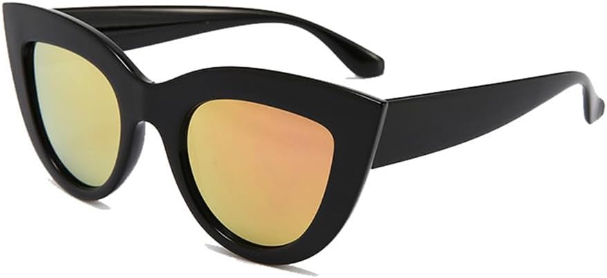 

Солнцезащитные очки UV400 с металлическими шарнирами в форме «кошачьего глаза» и градиентной застежкой, подходят для женщин и мужчин, для бега и занятий спортом на открытом воздухе UYPTK, Black Pink