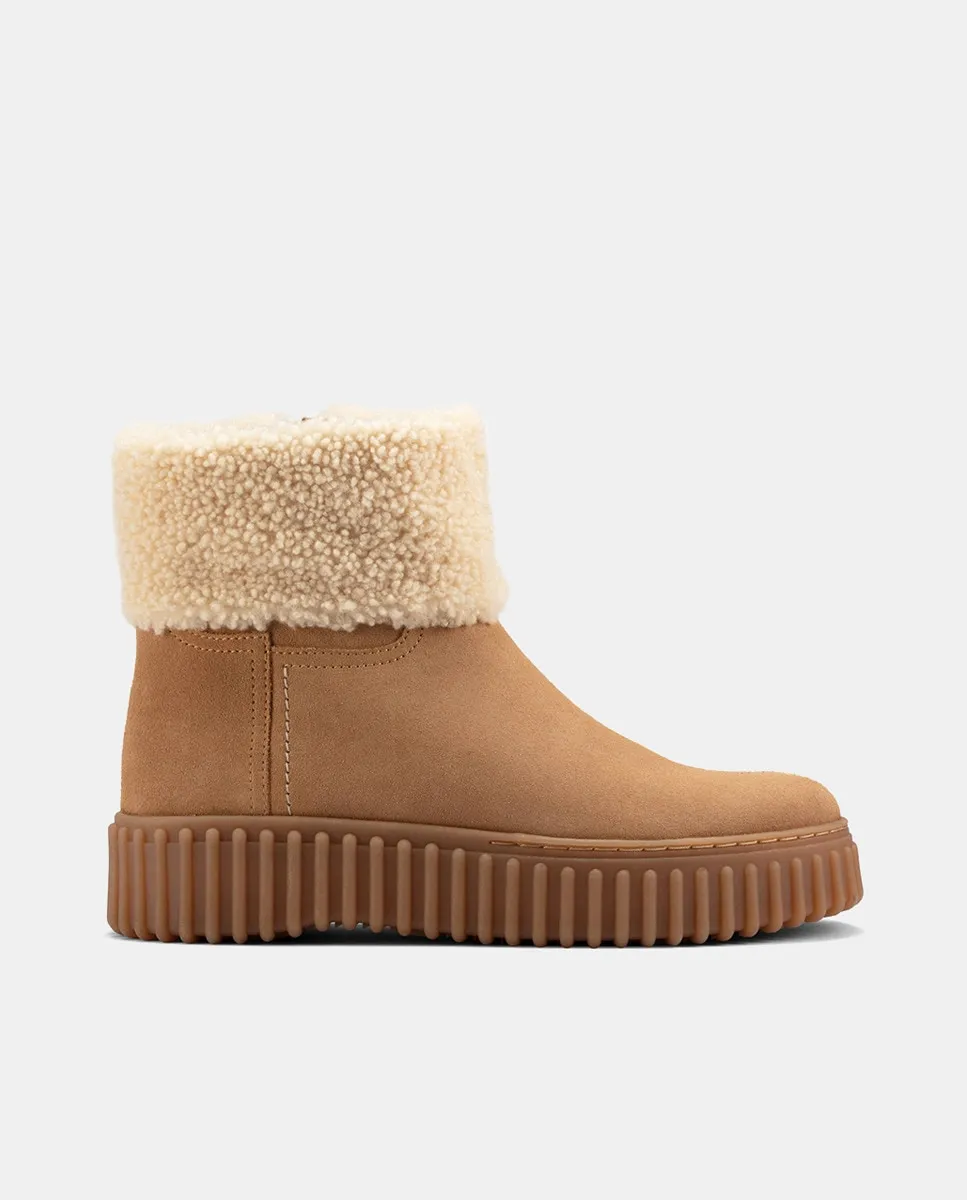 Женские мокасины Torhill Turn из замши с подошвой TR Clarks, коричневый