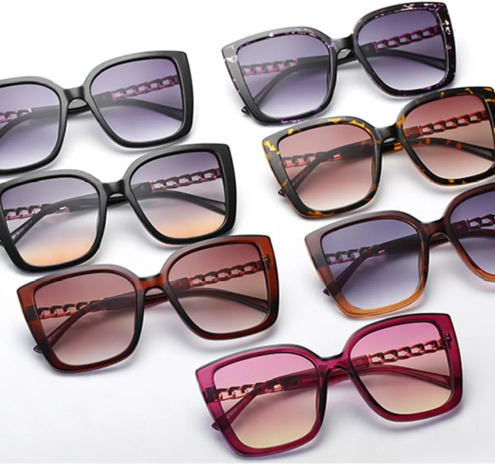 

Модные солнцезащитные очки большого размера для женщин, винтажные солнцезащитные очки в крупной оправе, роскошные очки для украшения дома и улицы TYUVIVO, Leopard