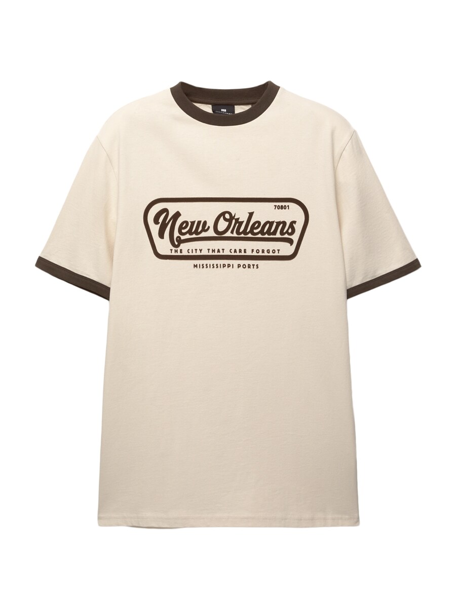 

Рубашка Pull&Bear NEW ORLEANS, цвет Champagne