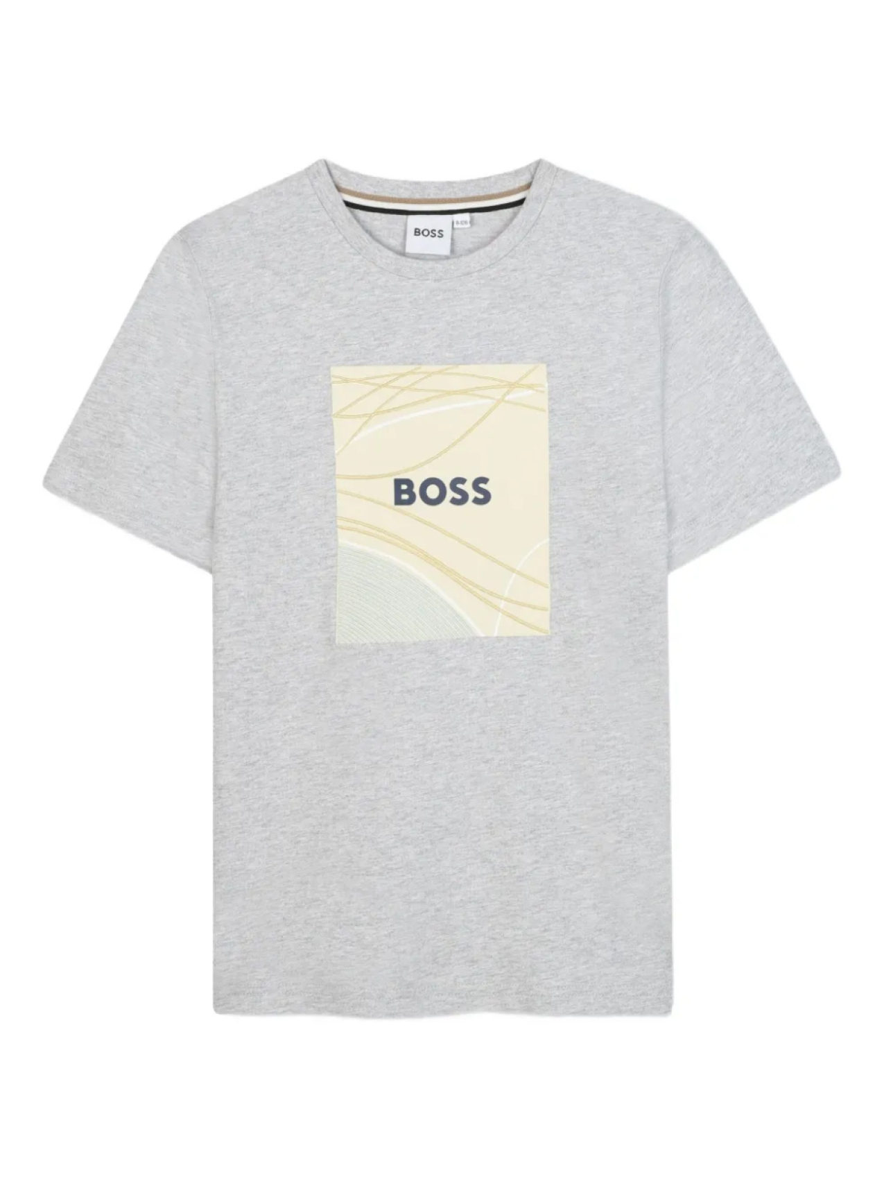

BOSS Kidswear футболка с графичным принтом, серый