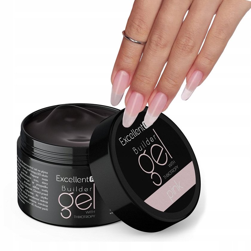

Excellent Pro Builder Gel Thixotropy Прозрачный розовый 15 г