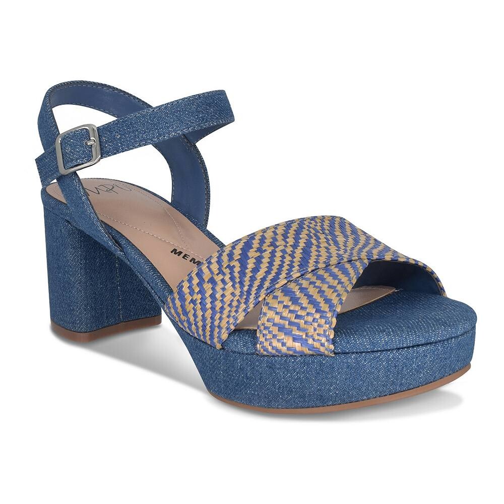 

Женские сандалии на платформе Impo Nicolette Bling, цвет Natural Cobalt Blue