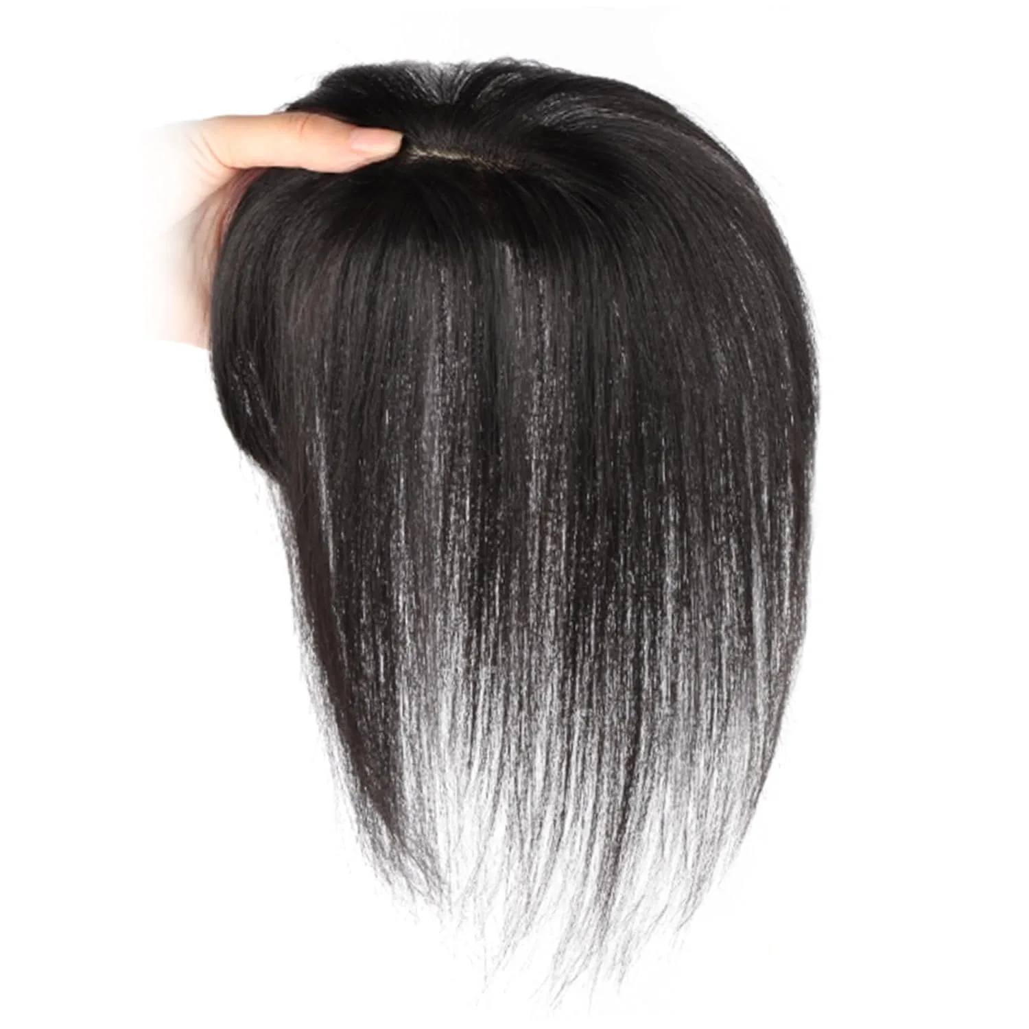 Накладка для волос из натуральных волос, 25 см, коричневая Evimstil, Natural Black