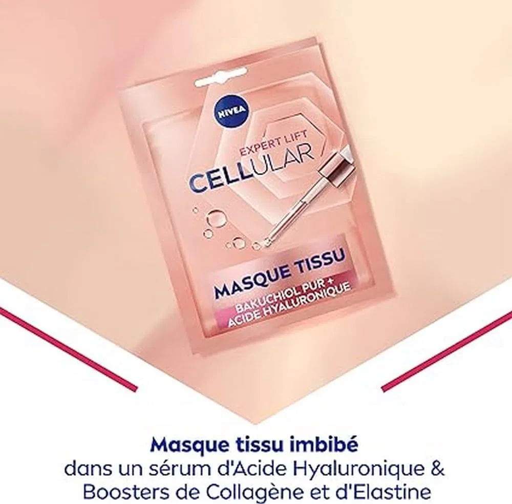 Тканевая маска Nivea — Антивозрастная «Cellular Expert Lift» от , White — фото 3
