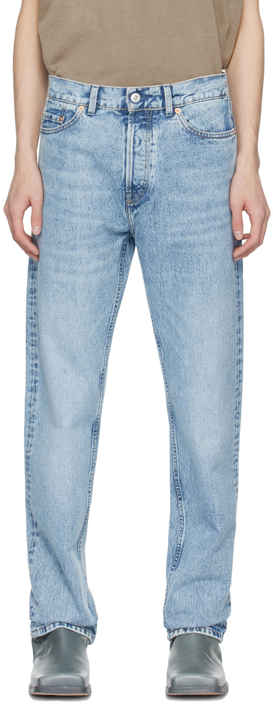 

Синие джинсы First Cut OUR LEGACY, Left hand twill chopper wash