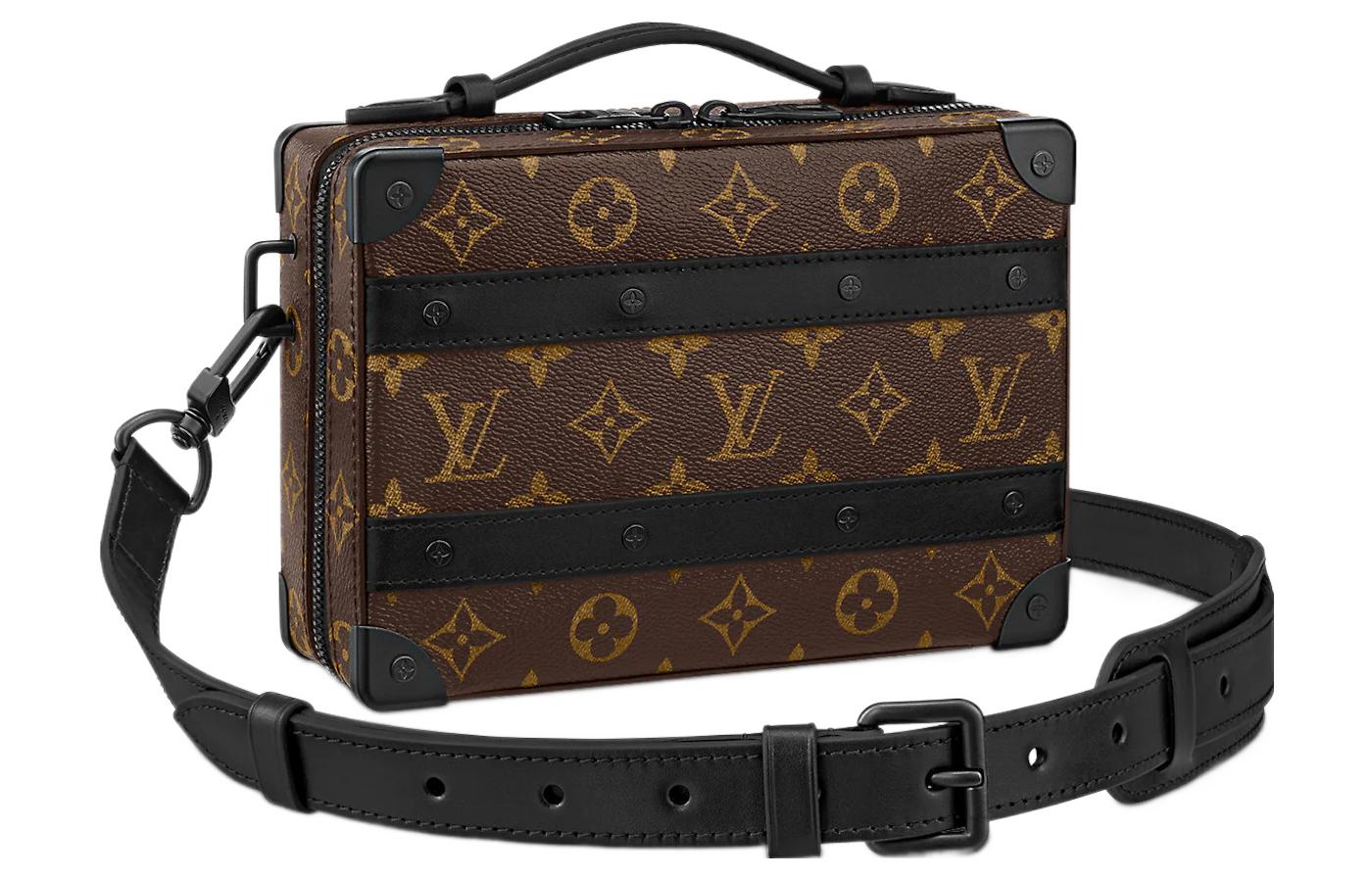 

Мягкий багажник с узором Макассар коричневый LOUIS VUITTON