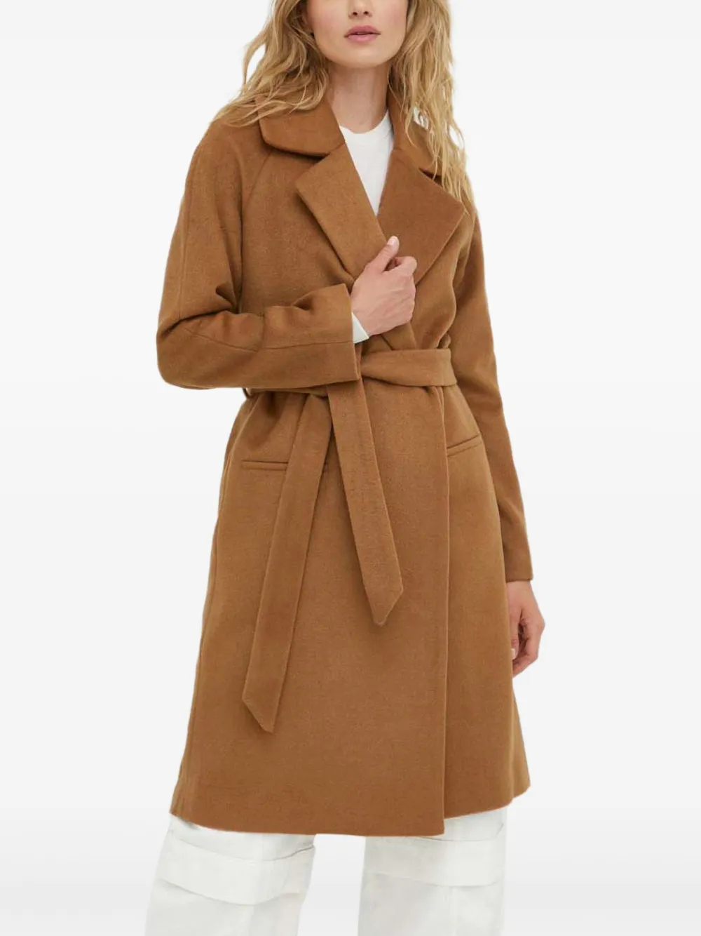 

Пальто с поясом Day Birger Et Mikkelsen, коричневый