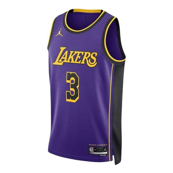 

Топ Air Jordan Dri-FIT NBA Swingman Jersey 'Los Angeles Lakers Statement Edition - Field Purple', фиолетовый