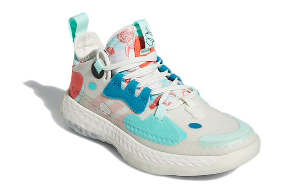 Кроссовки harden vol. 5 j Adidas, белый — фото 3