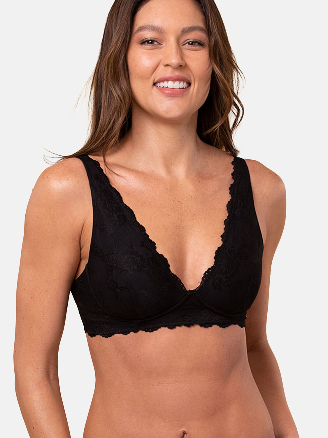 

Бюстгальтер без косточек Royal Lounge Bralette Royal Dream mit Spitze, черный