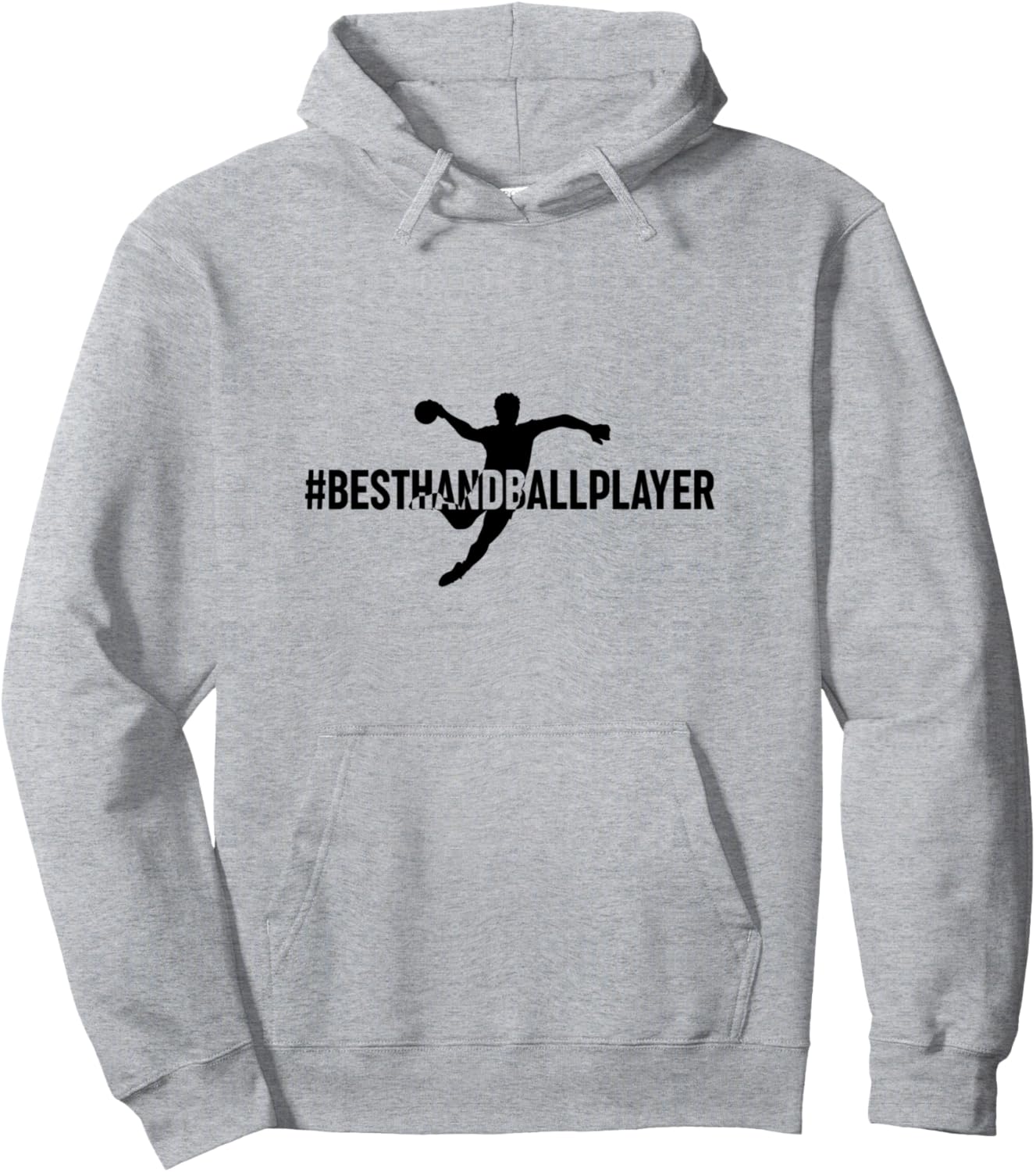 

Худи #ЛучшийГандболист - Худи с изображением гандболиста и игрока в гандбол Handball Sport Handball Game, серый