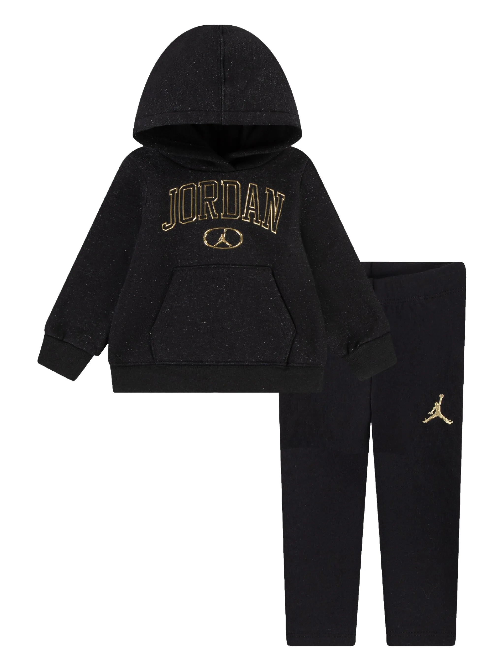 

Спортивный костюм с вышитым логотипом Jordan Kids, черный