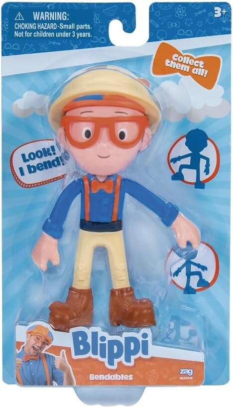 

Фигурка Blippi Bendables Jazwares Traveler 13 см Explorer
