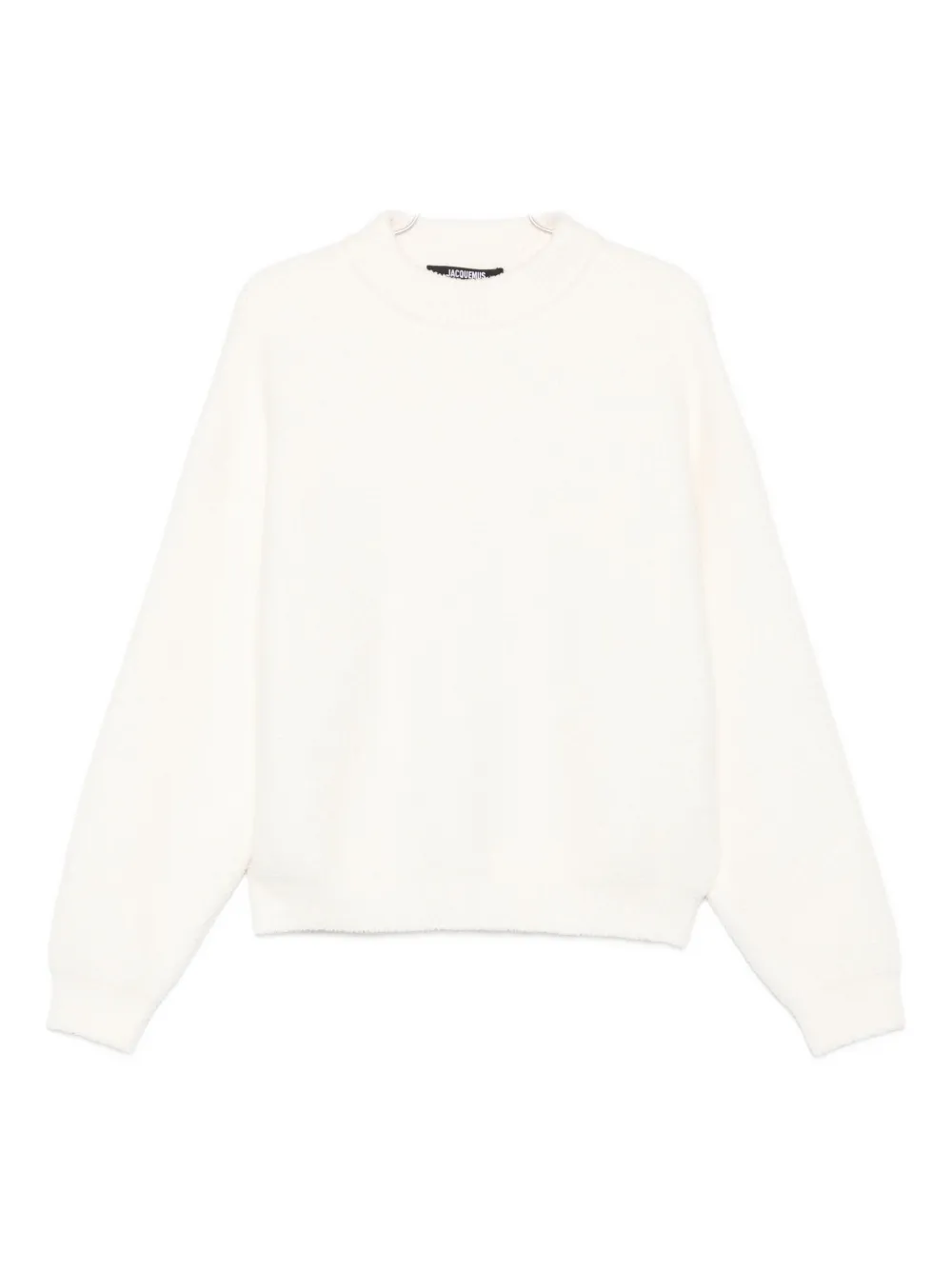 

Свитер с круглым вырезом JACQUEMUS, белый