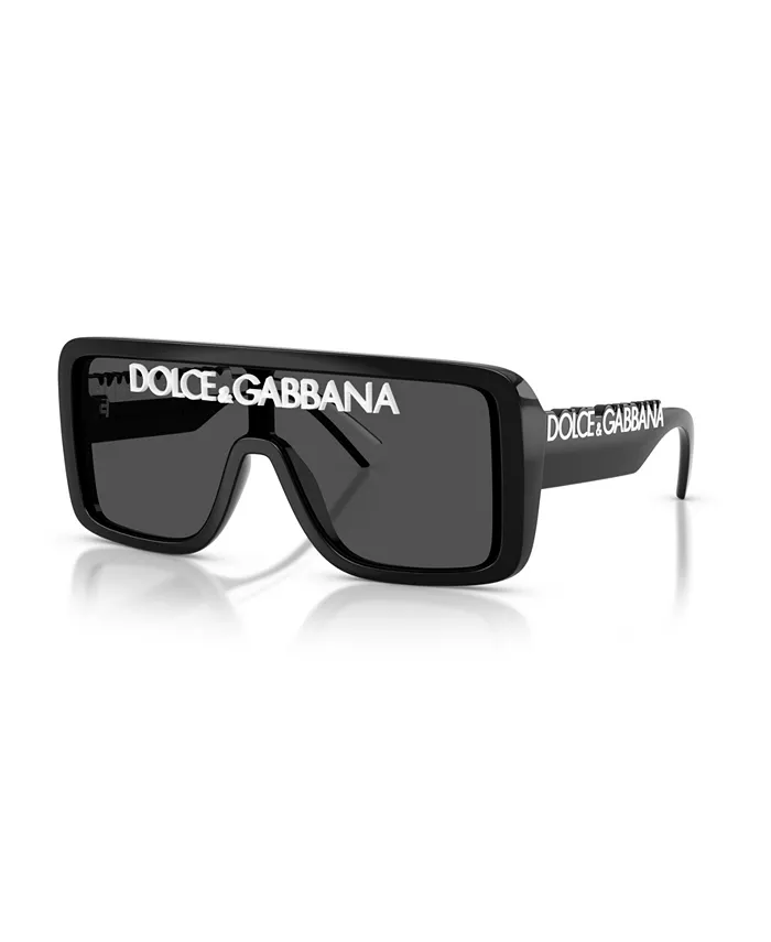 

Унисекс прямоугольные солнцезащитные очки, DG6204 Dolce&Gabbana, черный