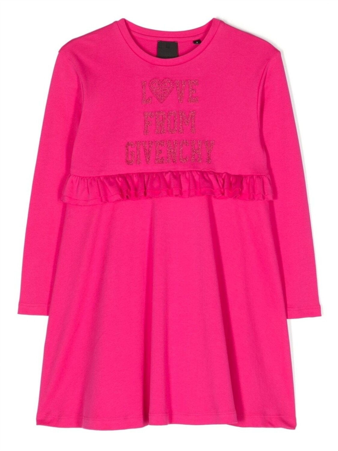 

Платье из джерси с логотипом Givenchy Kids, розовый
