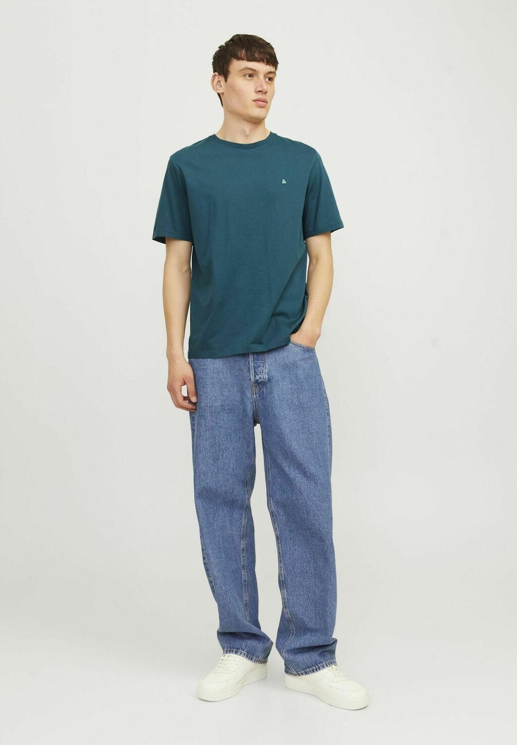 

Базовая футболка CREW NECK Jack & Jones, бирюзовый