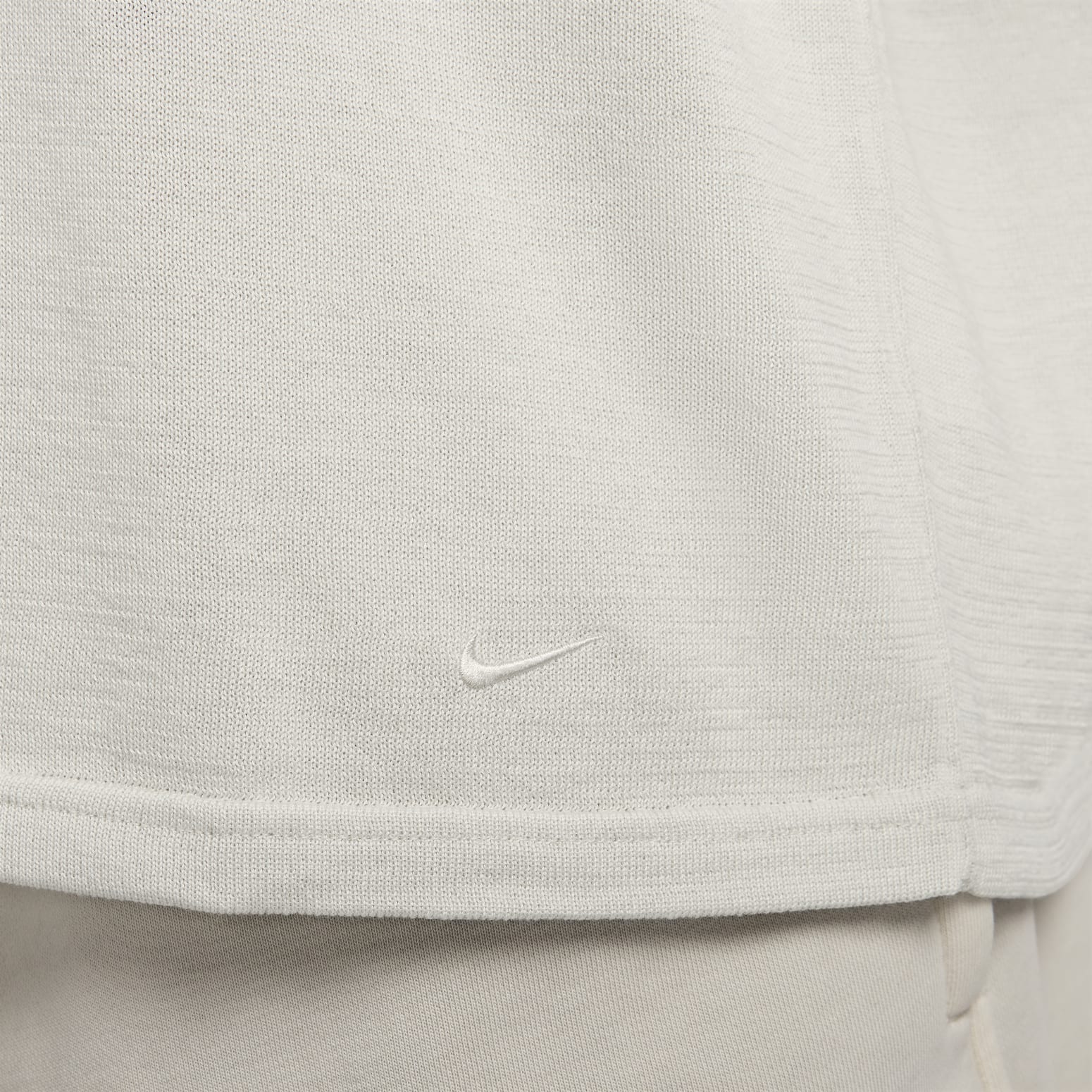 Вязаный свитер с длинными рукавами Nike x Stussy 'Light Bone' — фото 3