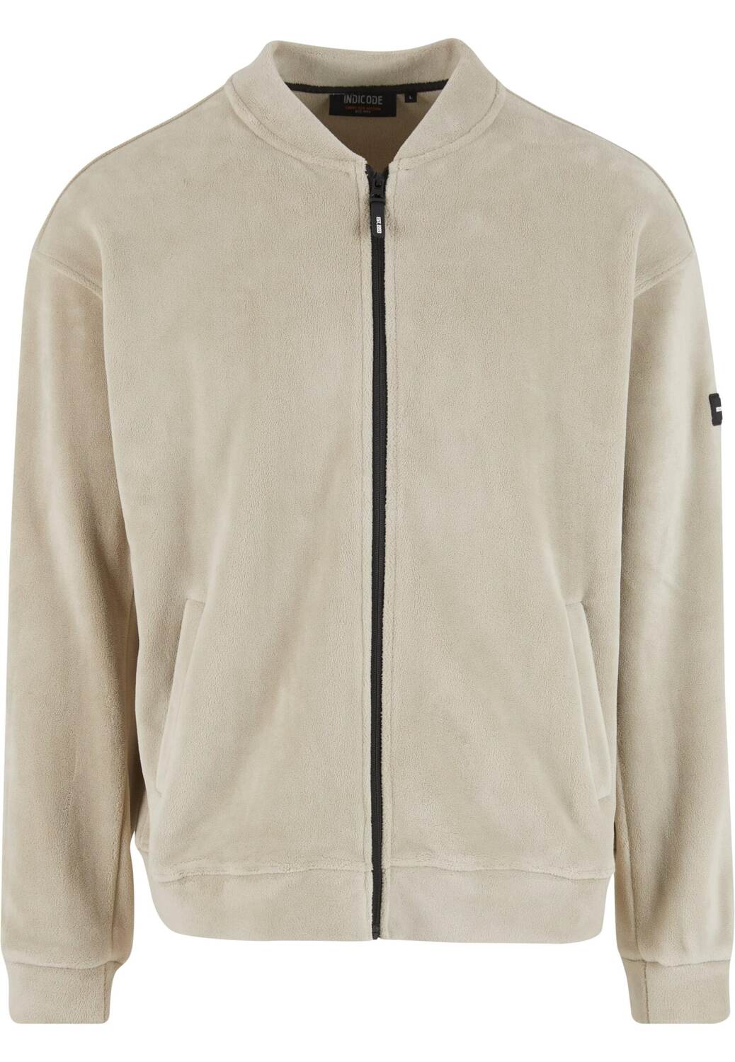 

INDICODE JEANS Куртка для межсезонья 'Quote' в цвете Stone