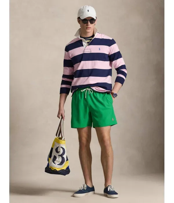 Пляжные шорты regular fit Polo Ralph Lauren, зеленый — фото 2