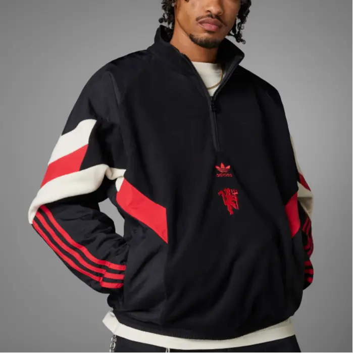Флисовая толстовка adidas Originals Manchester United — фото 3