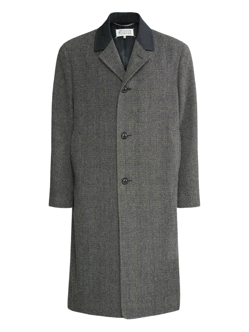 

Однобортное пальто MAISON MARGIELA, серый